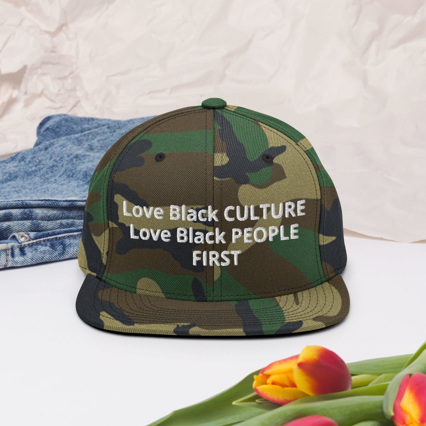 Culture Love Snapback Hat